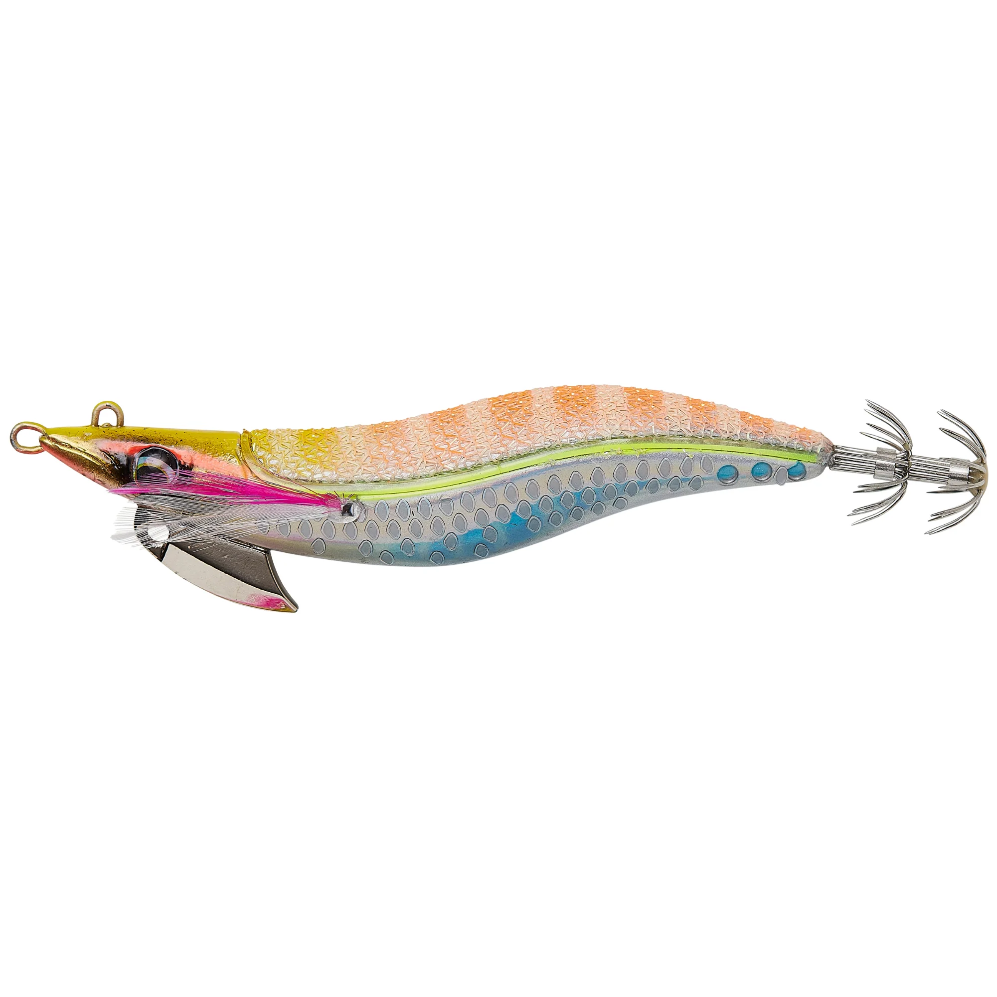Savage Gear 10g/Slow Sinking/#2.5 Squid Beat Egi Lure (Orange)
