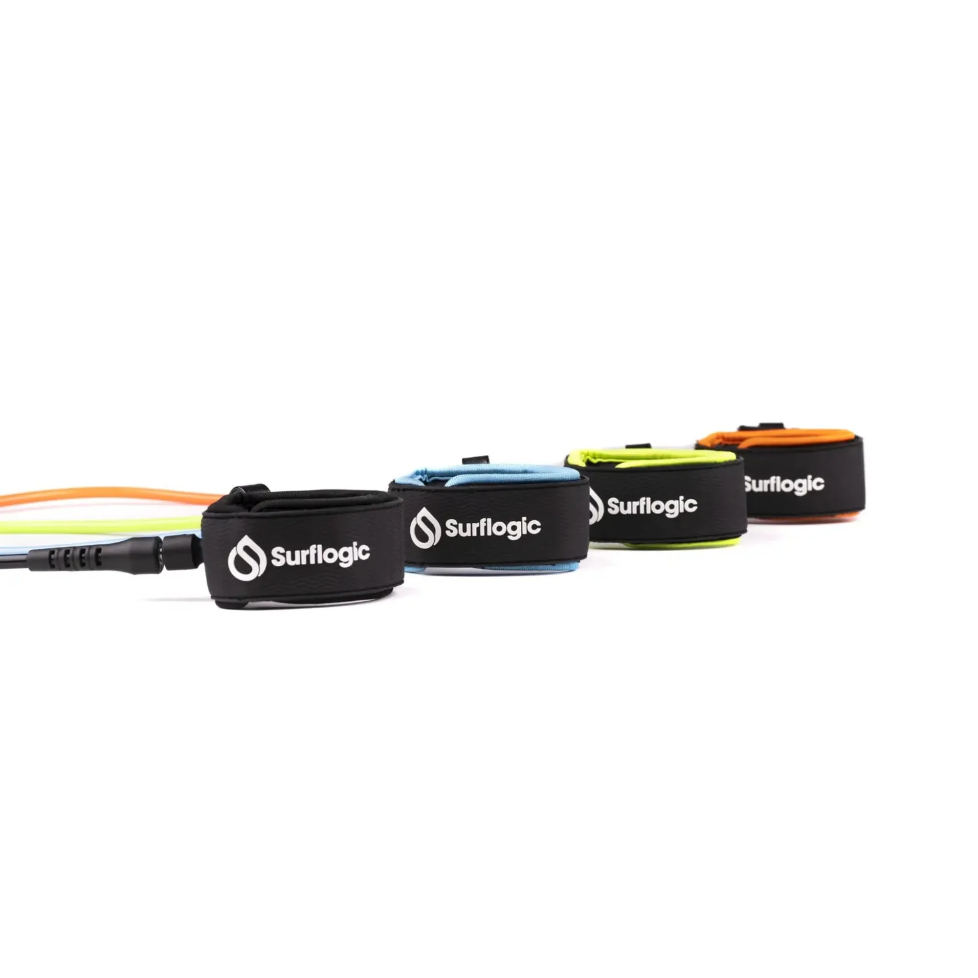 Surflogic 6ft Leash Pro Surf Ankle Leash (Cyan) - Image 3