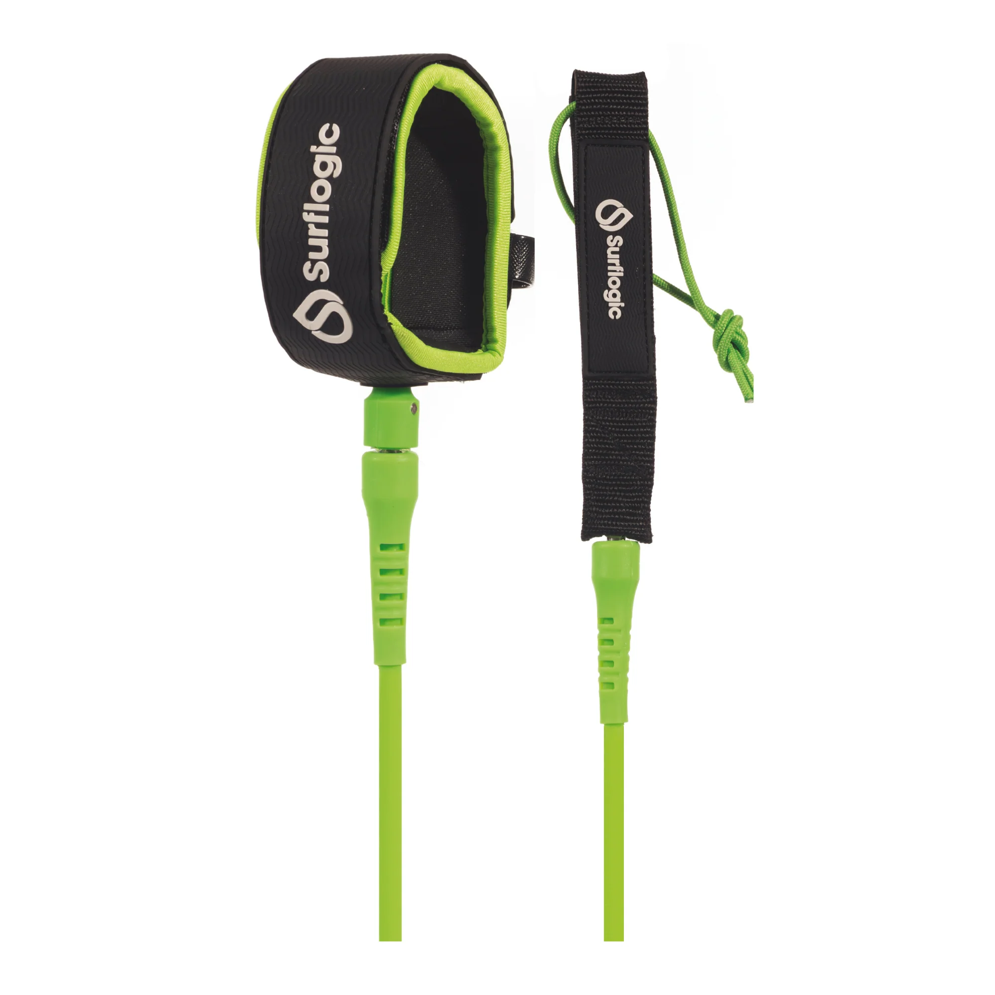 Surflogic 6ft Leash Pro Surf Ankle Leash (Lime)