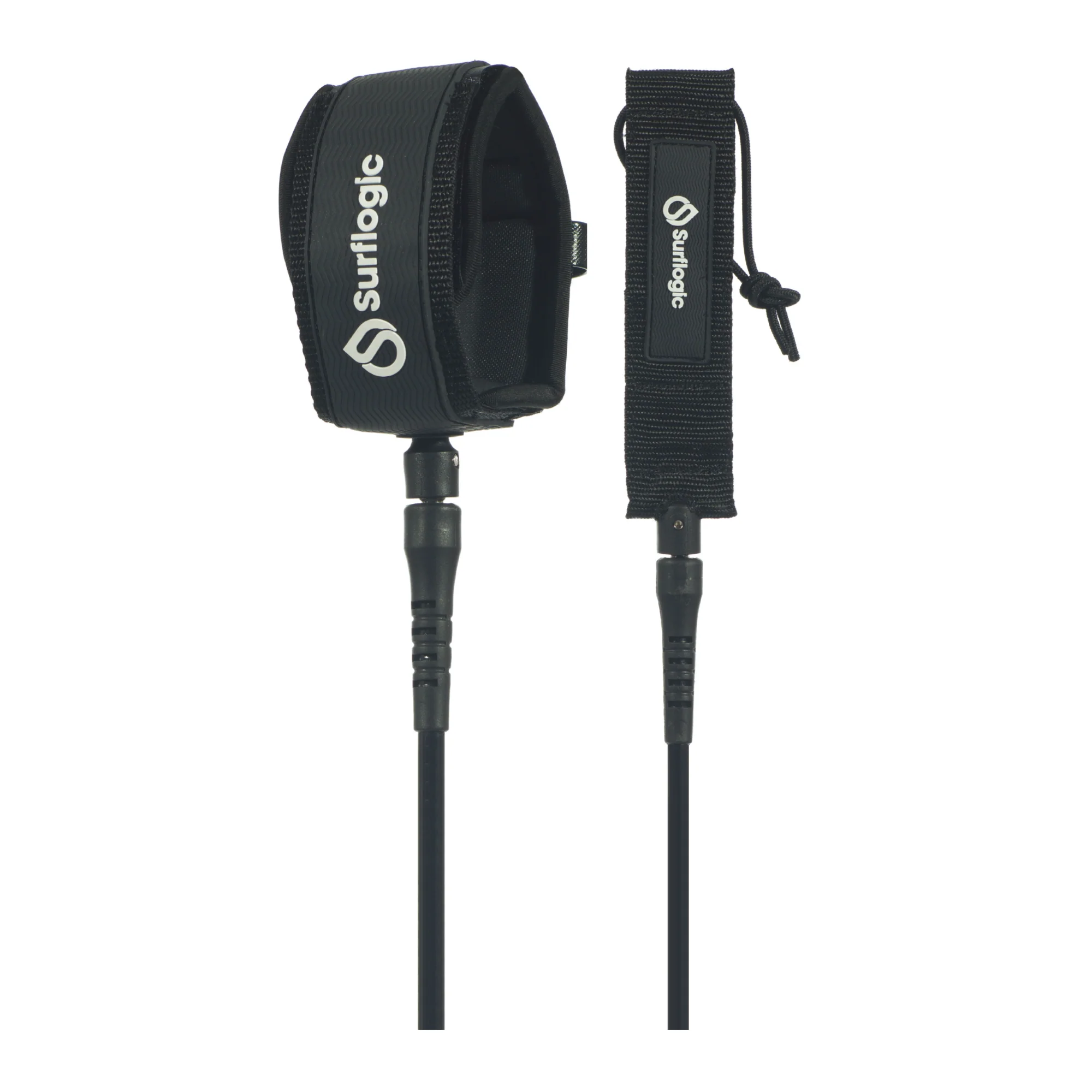Surflogic 10ft SUP/Longboard Ankle Leash (Black)