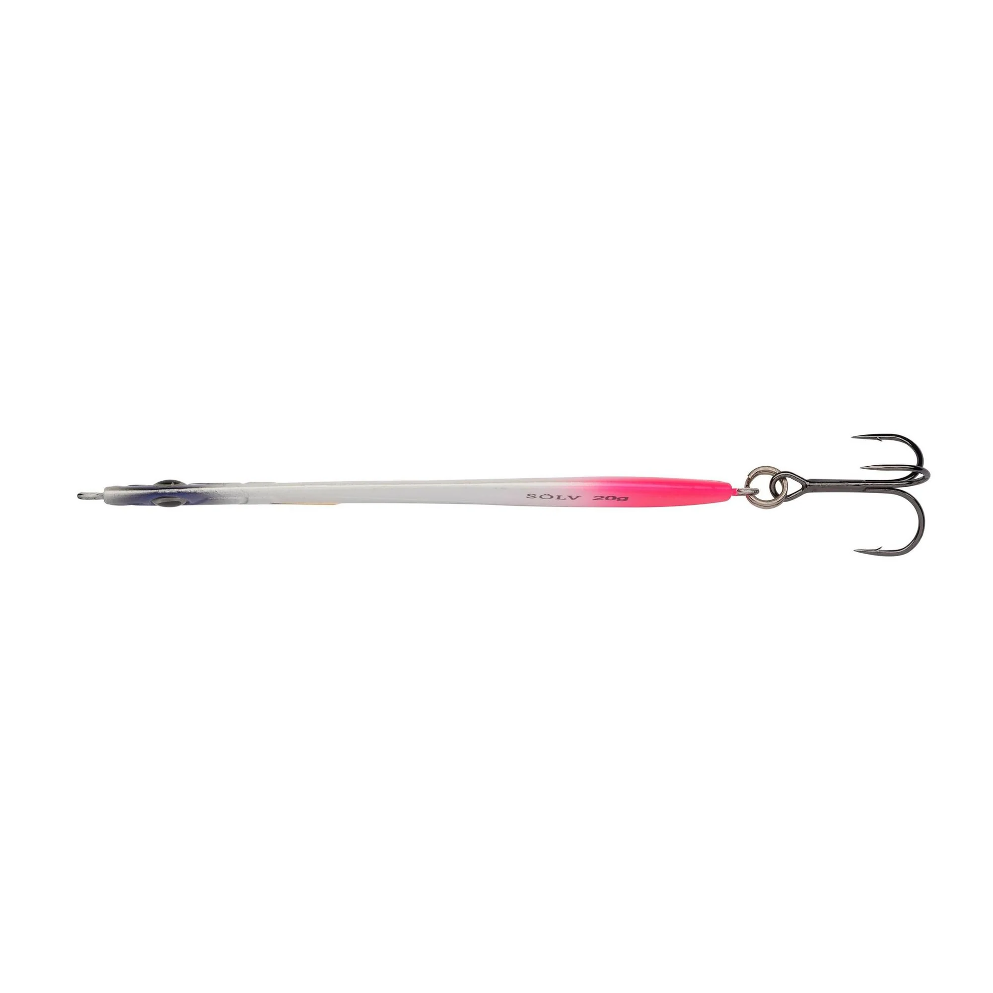 Abu Garcia Sölv Blixx Metal Spoon Lure (9cm/20g/#4)(UV Pink Tail) - Image 2