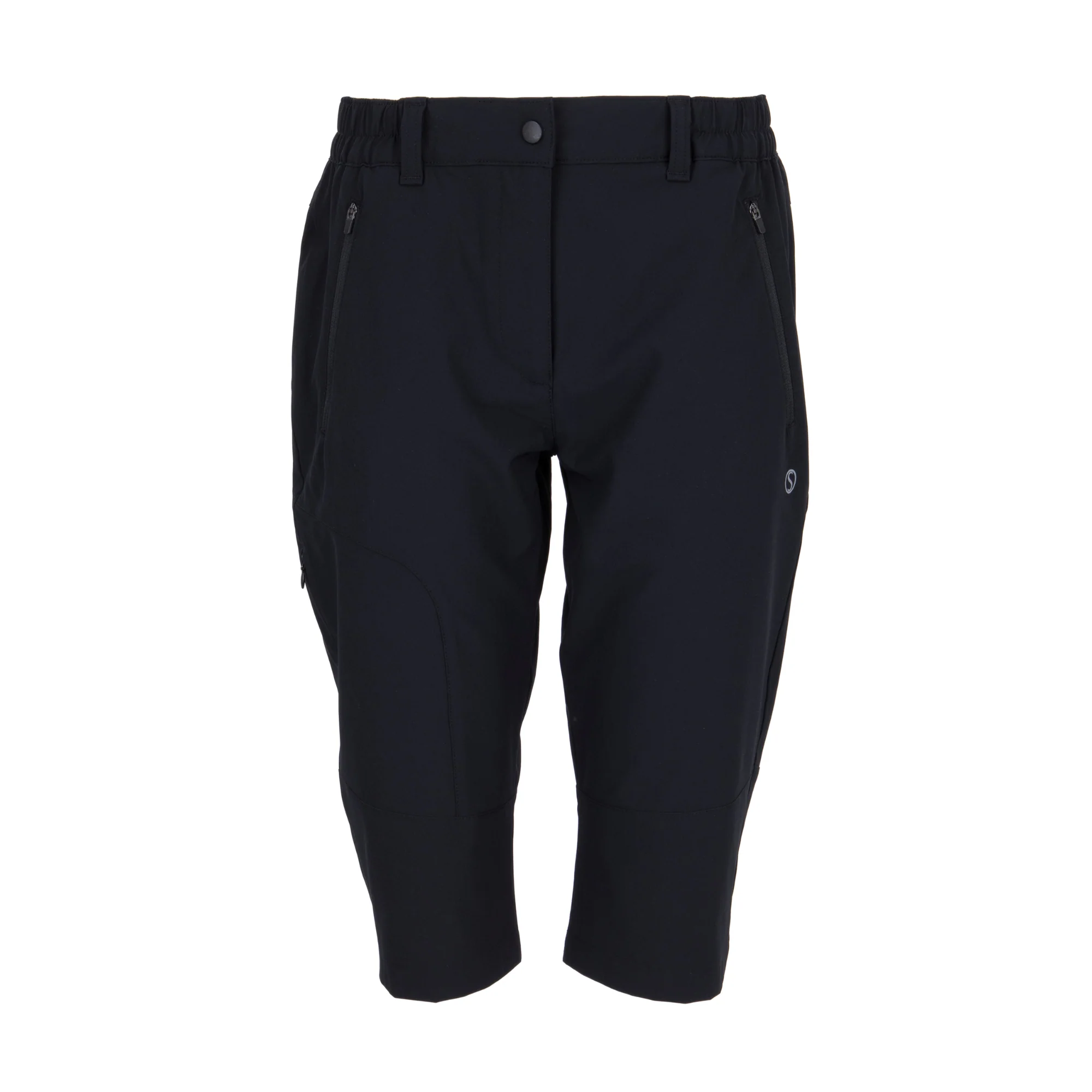 Silverpoint Women's Coniston Light Capri Trousers (Black)