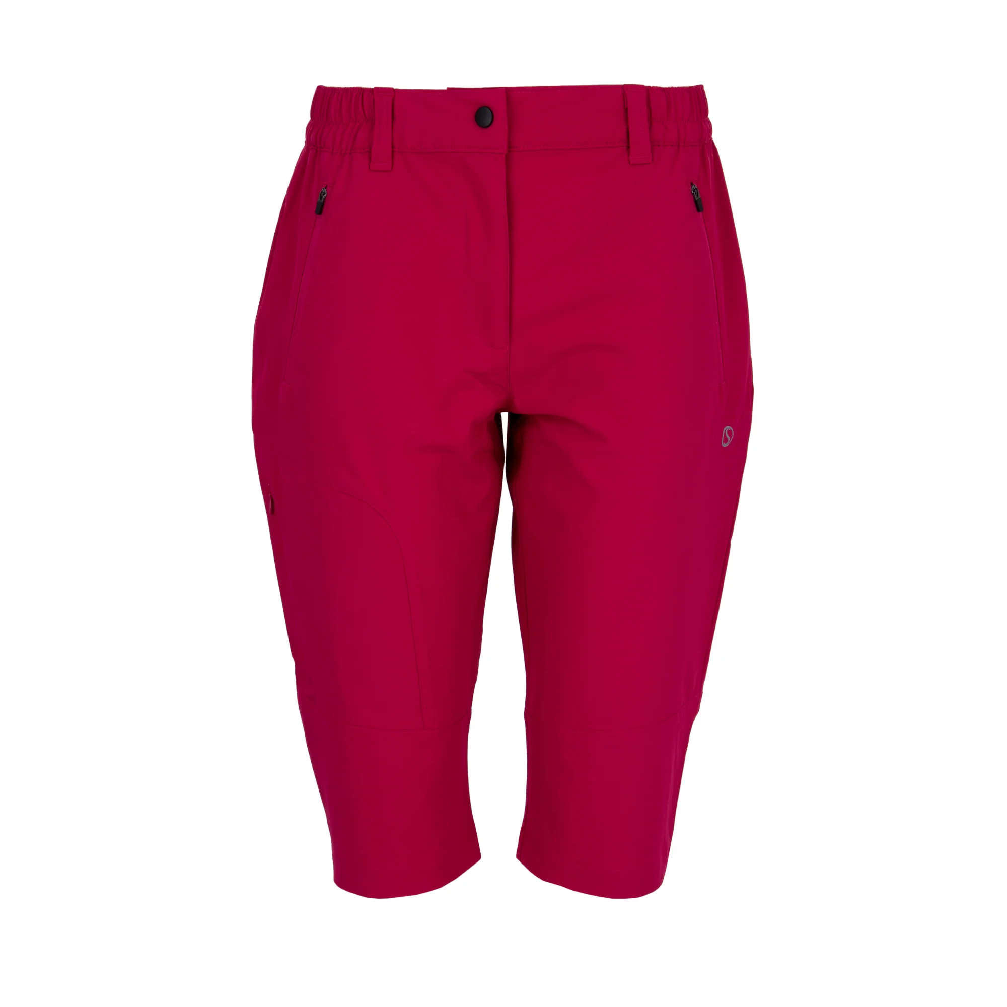 Silverpoint Women's Coniston Light Capri Trousers (Dark Pink)