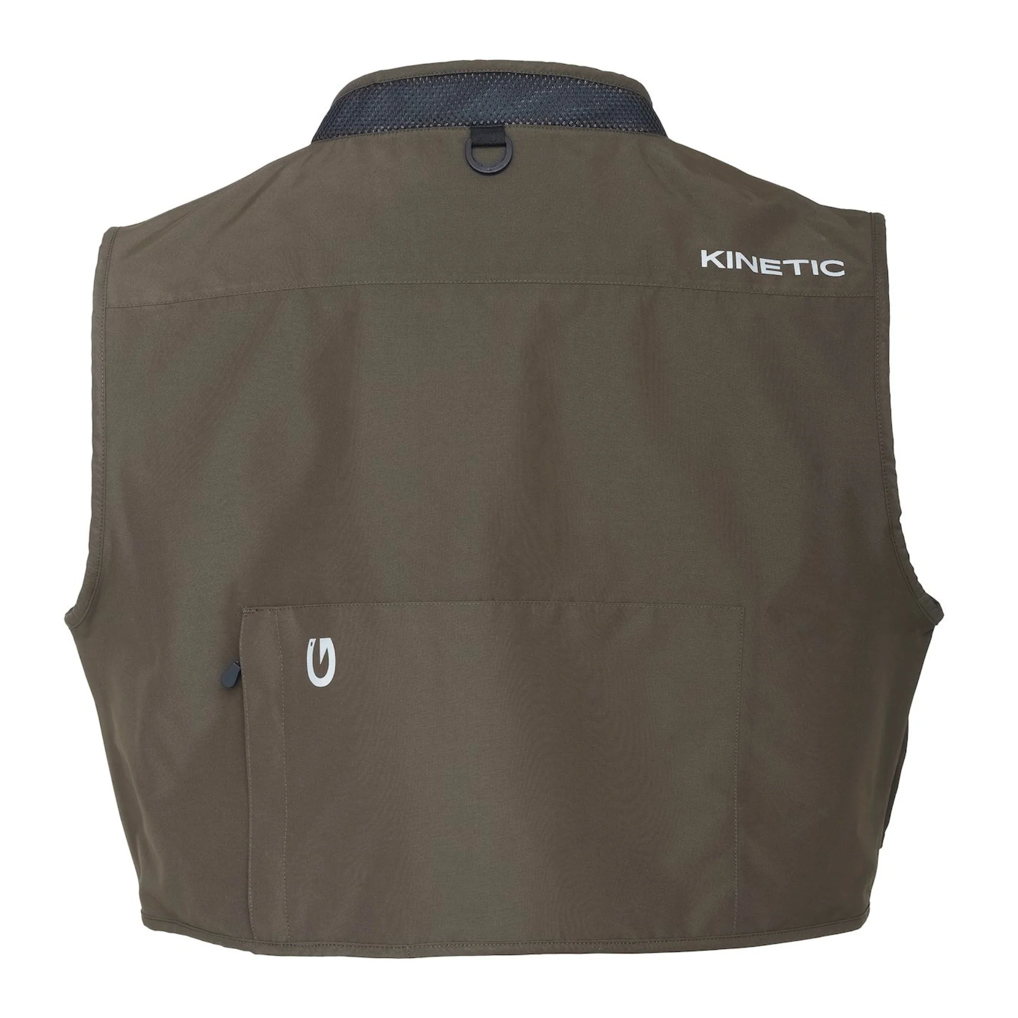 Kinetic Unisex Strider Waterproof Fly Fishing Vest (Olive) - Image 2
