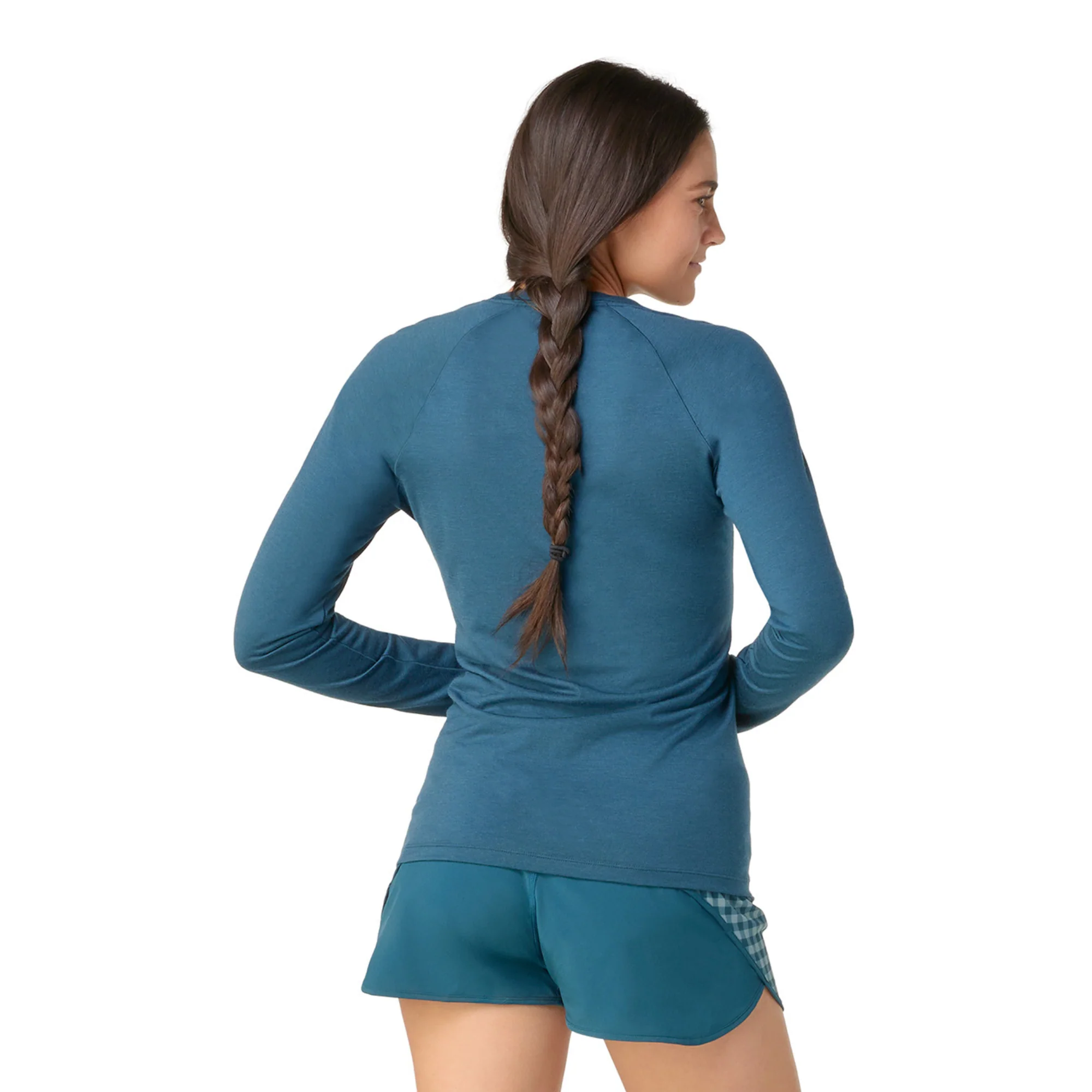 Smartwool Women's All Season Merino 150 Long Sleeve Base Layer Top (Boxed)(Twilight Blue) - Image 2