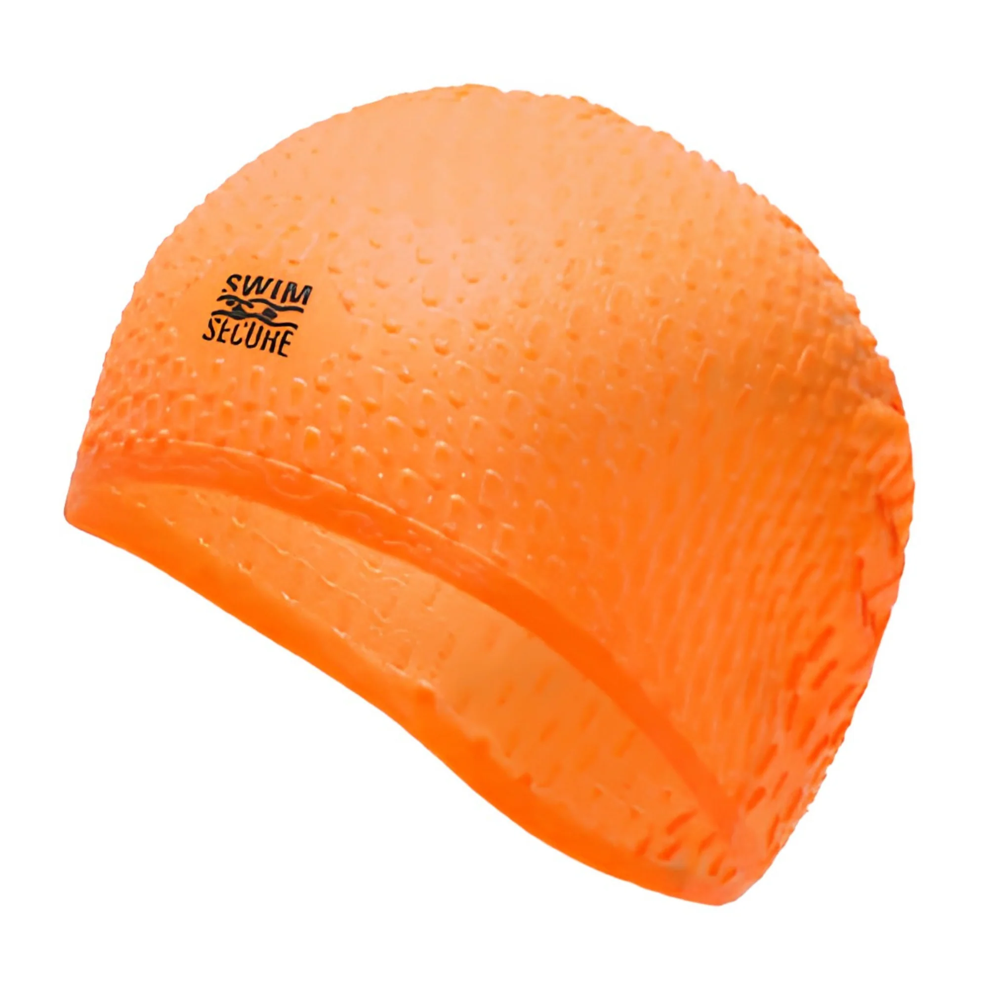 Swim Secure Unisex Bubble Swim Hat (Orange) - Image 2