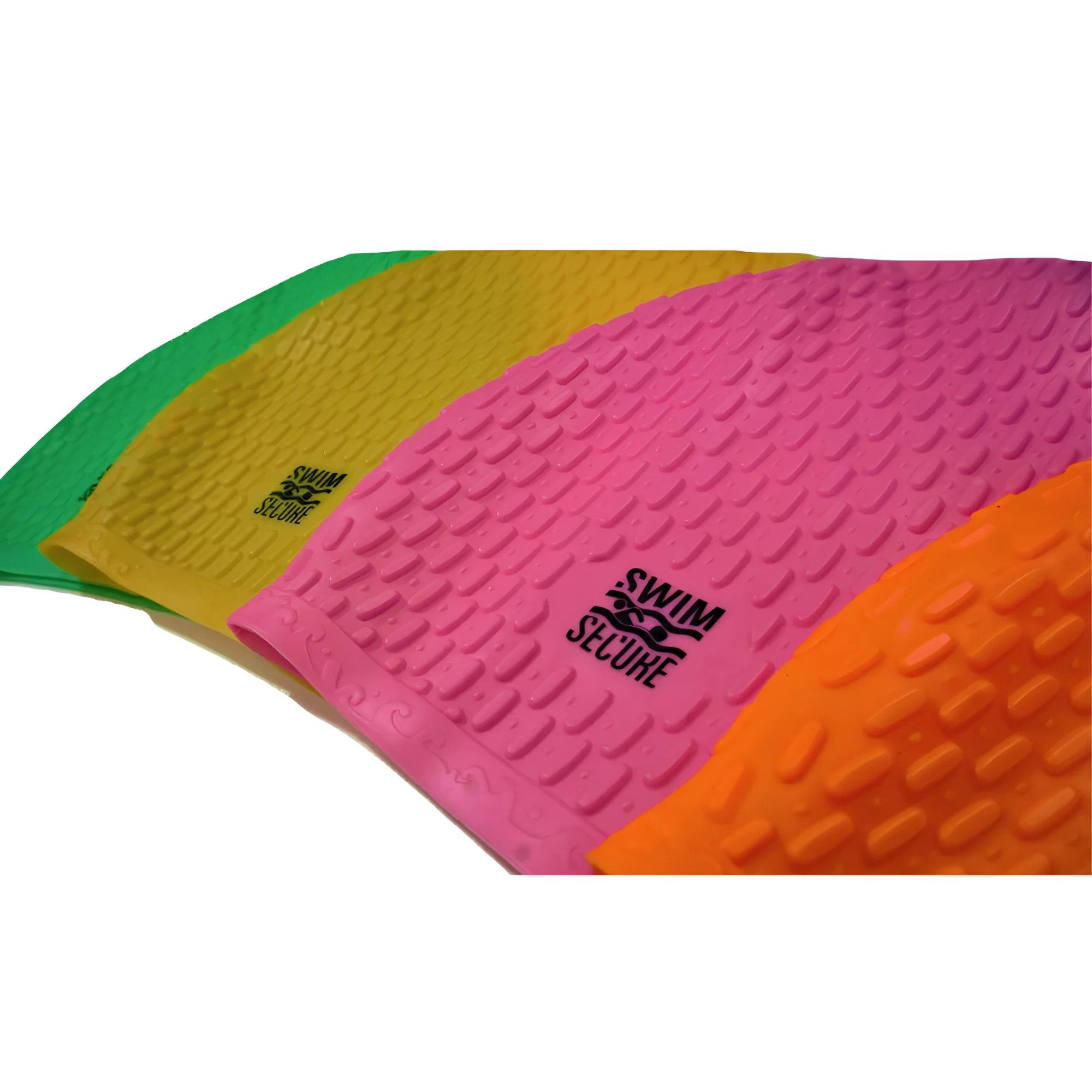 Swim Secure Unisex Bubble Swim Hat (Orange) - Image 4