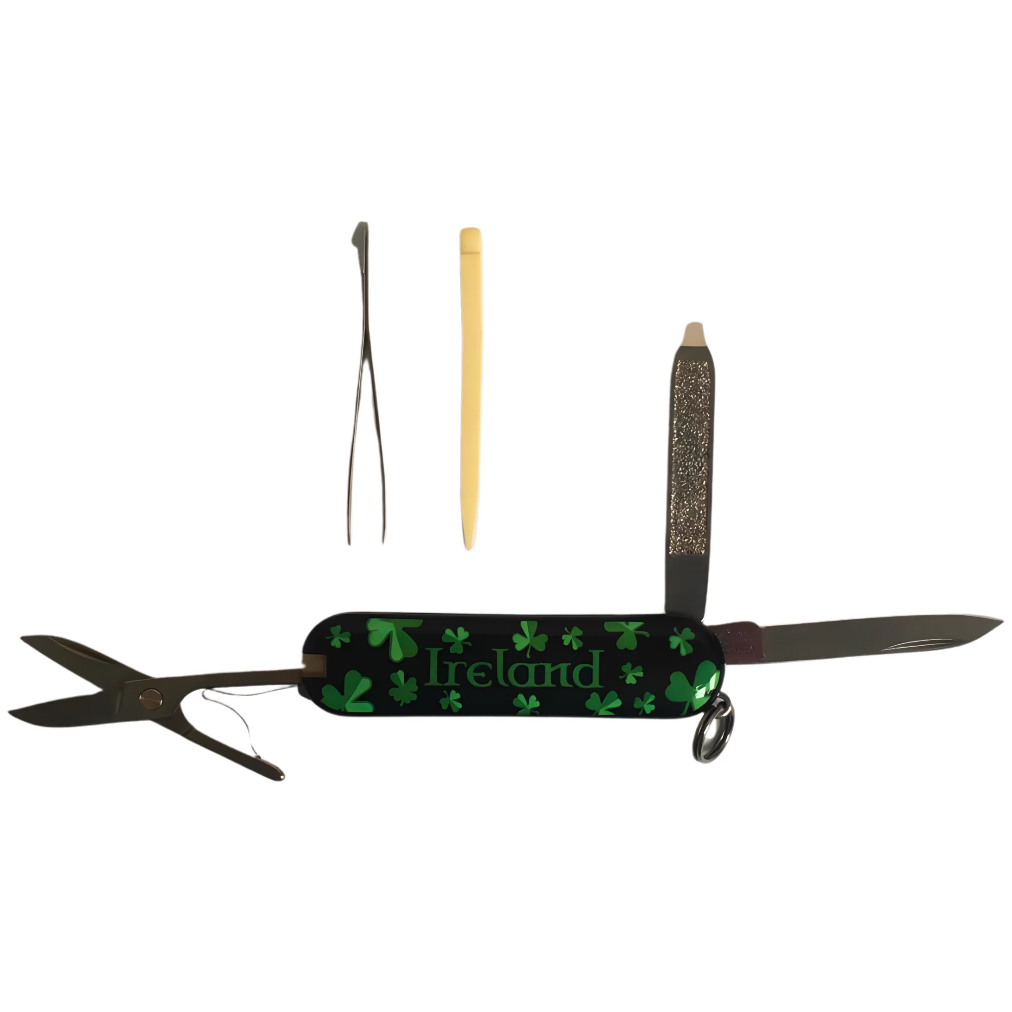 Victorinox Swiss Army Knife: Classic Collection (Black With Shamrocks) - Image 2