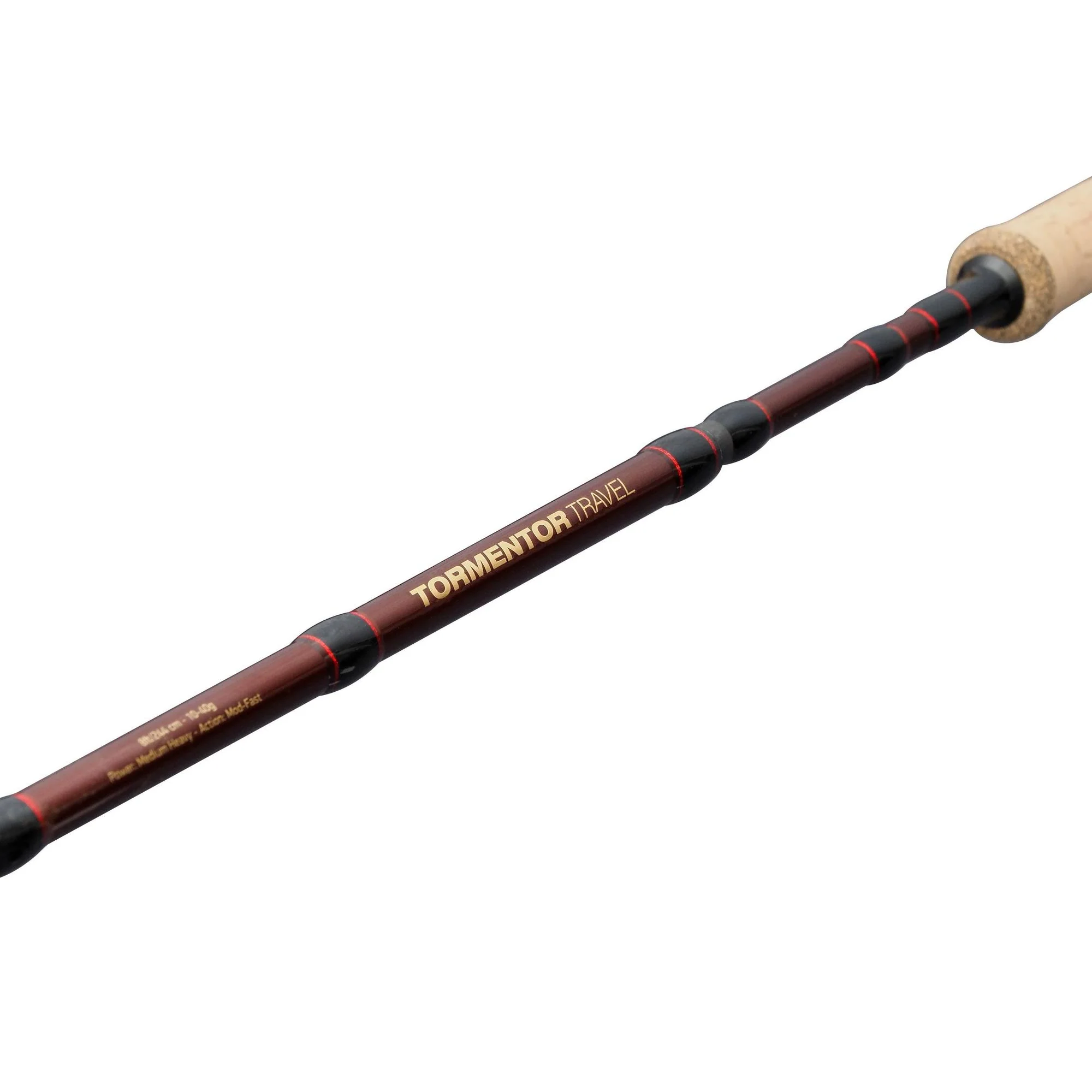 Abu Garcia 9ft/2.74m Tormentor 2 4 Section Travel Spinning Rod (15-45g) - Image 3