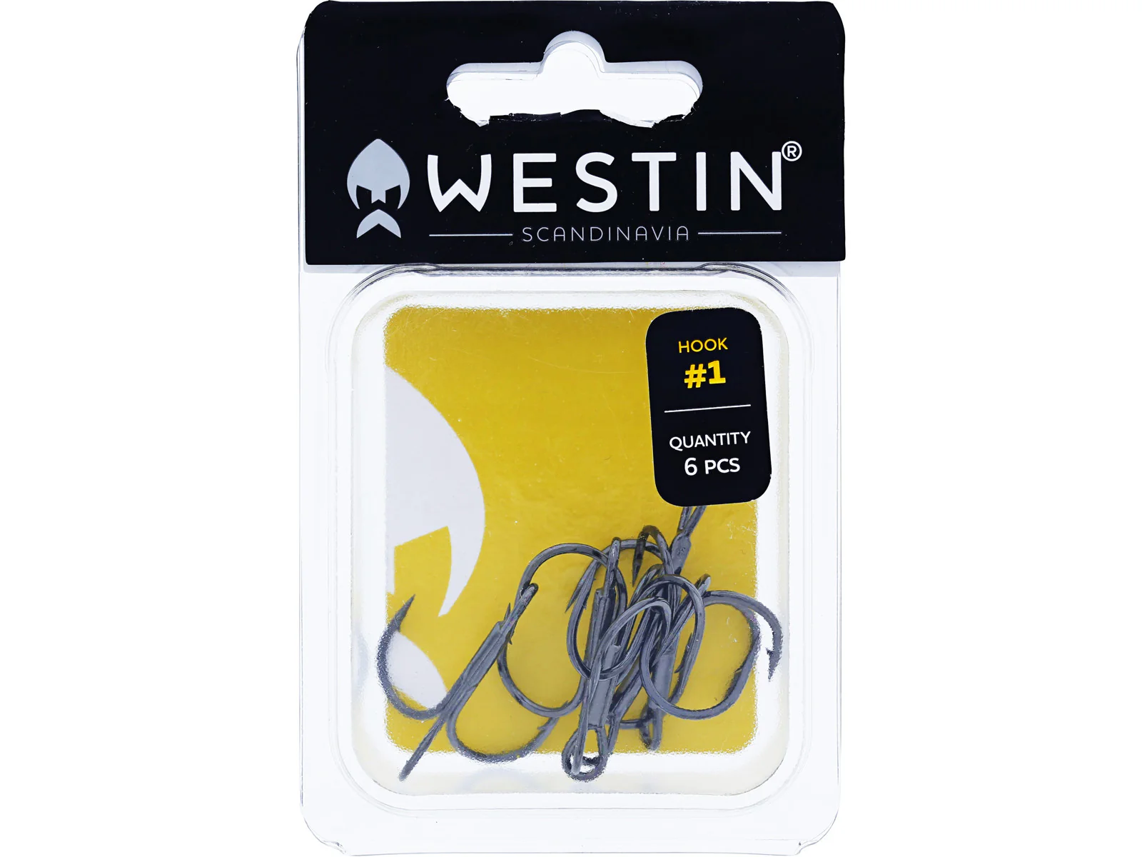 Westin Black Nickel Treble Hooks (#2)(6 Pack) - Image 2