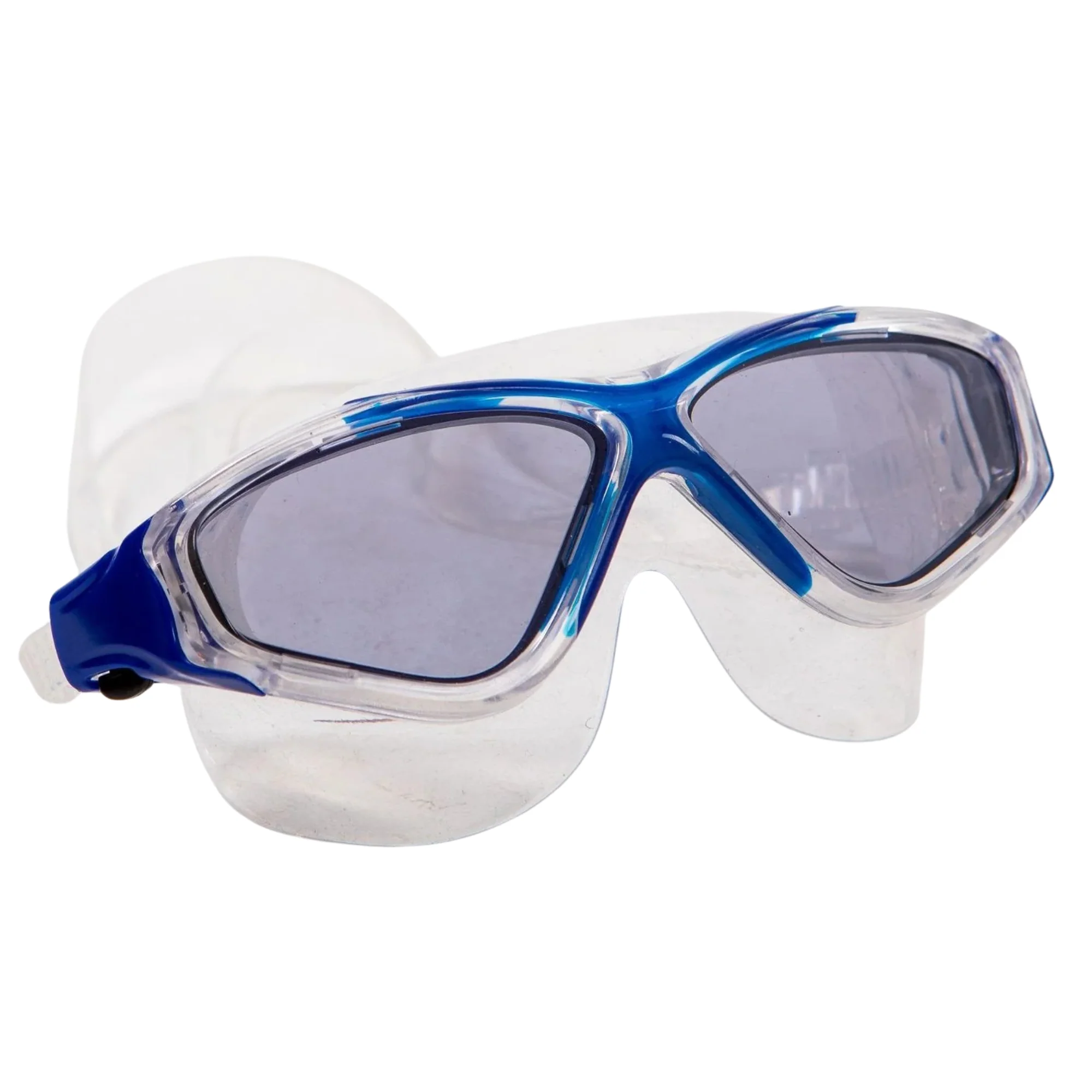 Zone 3 Vision Max Clear Lens Swim Mask (Blue/Clear) - Image 2