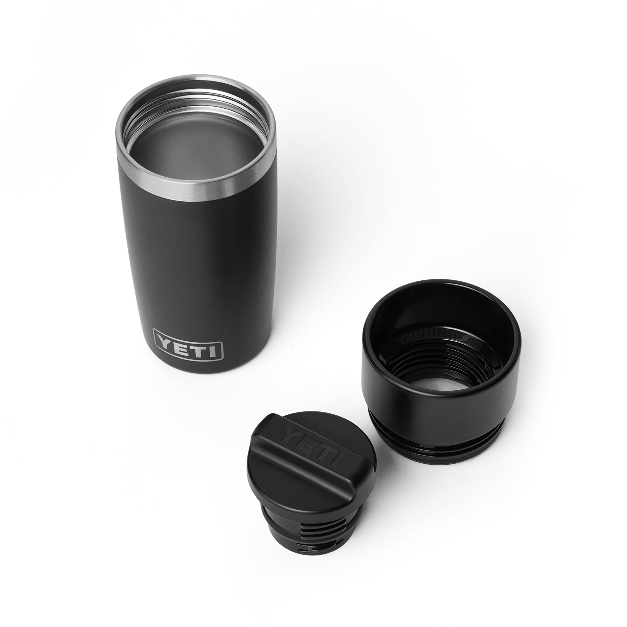 Yeti Rambler 12oz/355ml Travel Bottle with Commuter Cap (Black) - Image 4