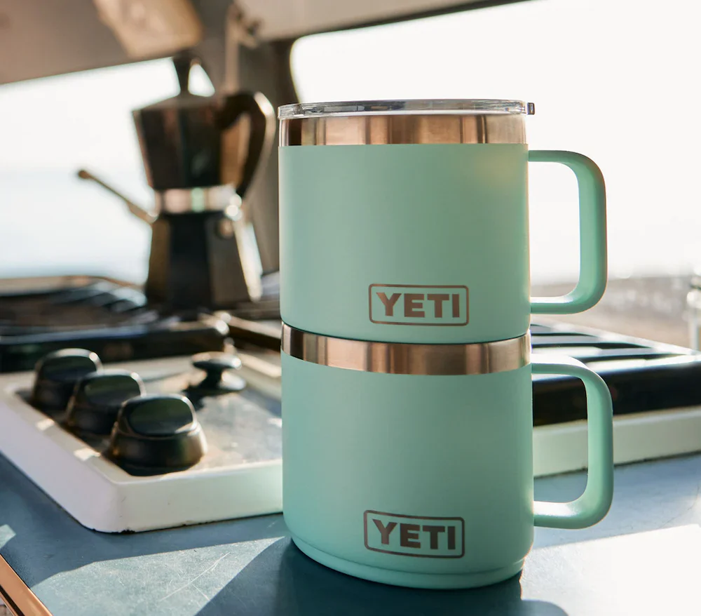 Yeti Rambler 14oz/414ml Mug with Magslider Lid (Tropical Pink) - Image 12