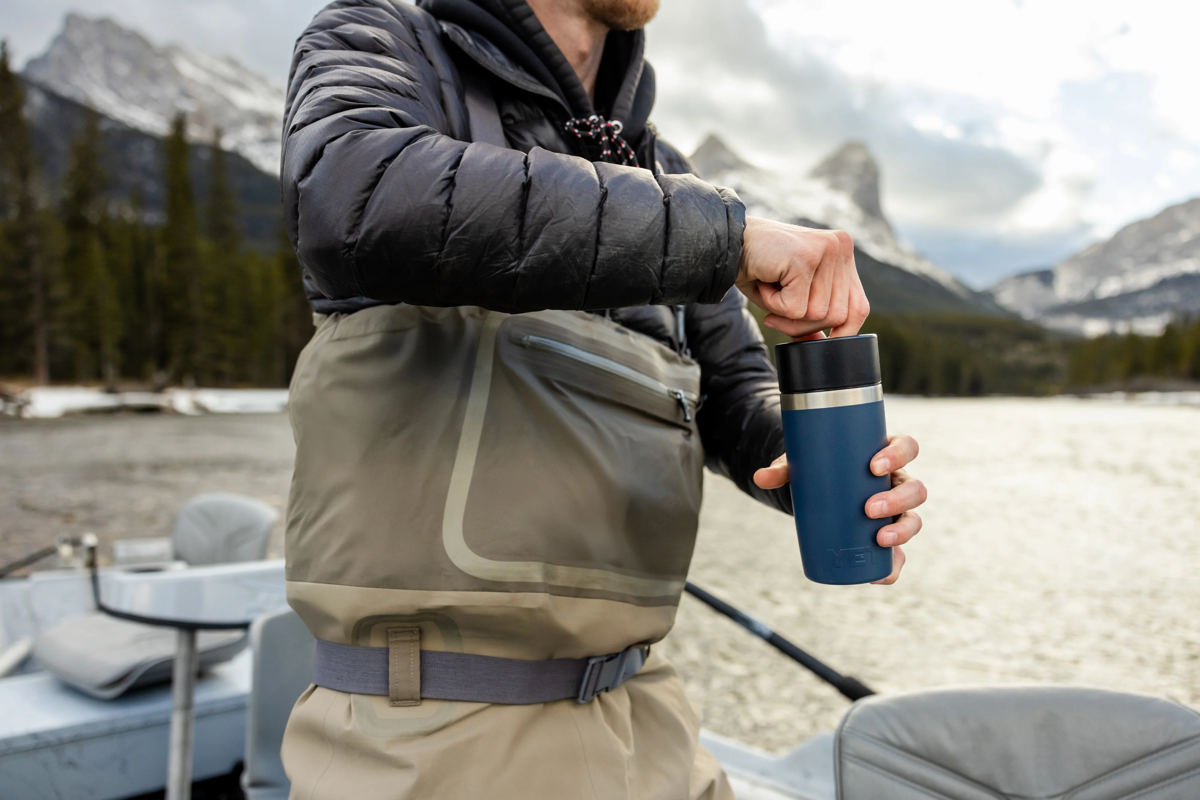 Yeti Rambler 16oz/475ml Travel Bottle with Commuter Cap (Black) - Image 12