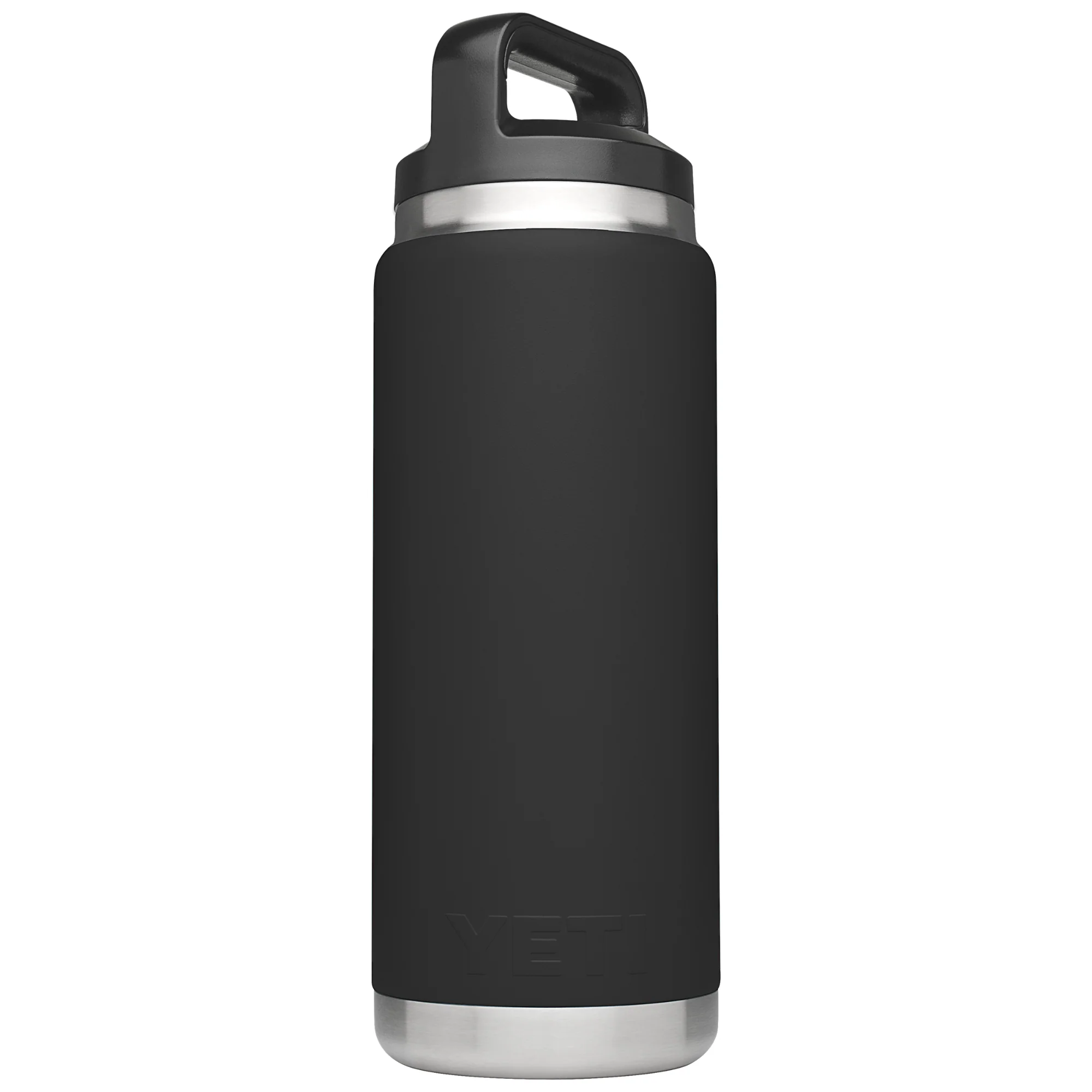 Yeti Rambler 26oz/769ml Insulated Bottle with Chug Cap (Black) - Image 5
