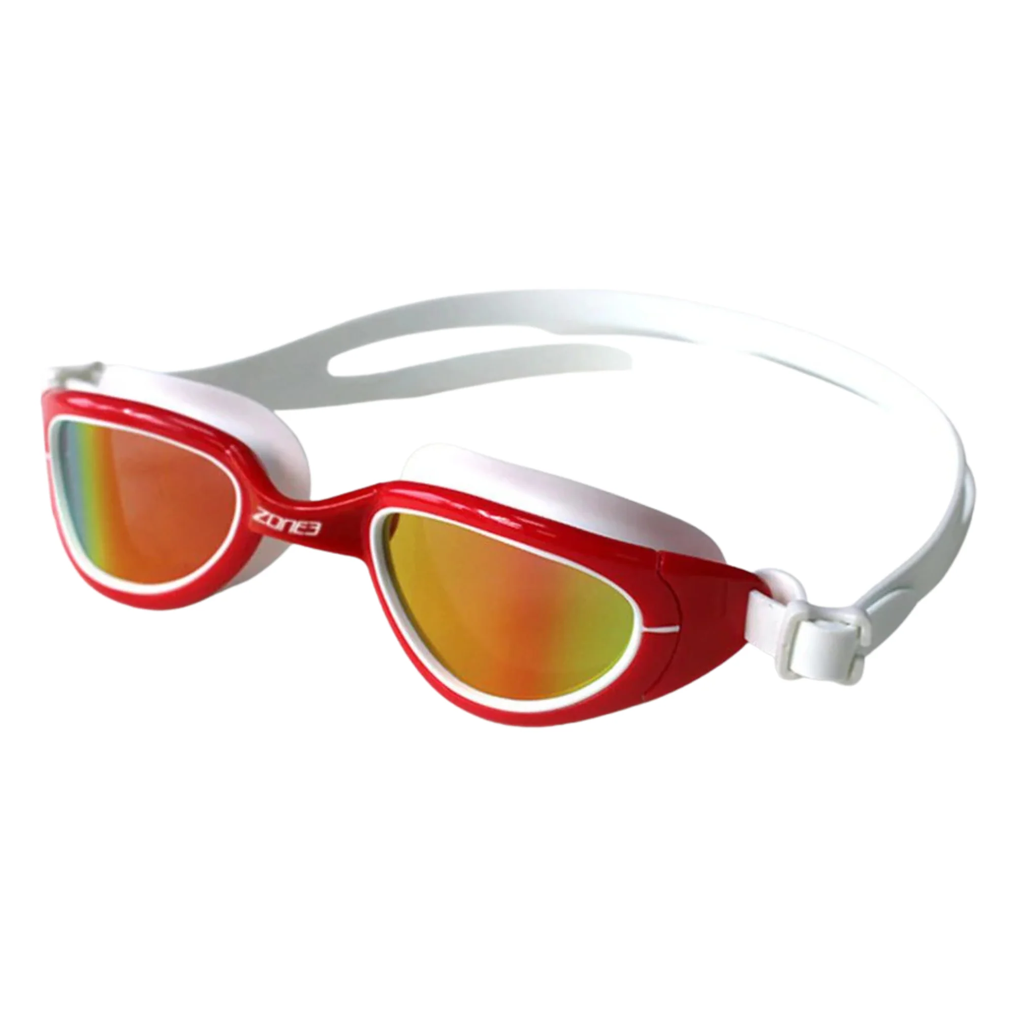 Zone 3 Attack Polarized Lens Swim Goggles (Red/White/Gold)